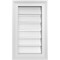 Ekena Millwork Vertical Surface Mount PVC Gable Vent: Functional, w/ 2"W x 1-1/2"P Brickmould Frame, 12"W x 20"H GVPVE12X2002SF - alternate 1